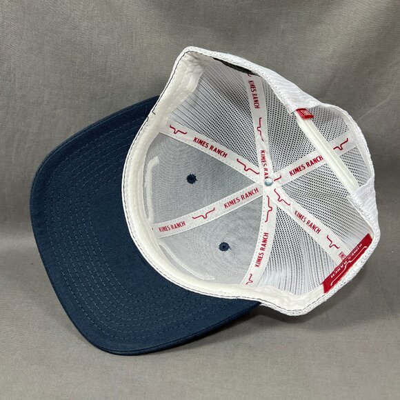 Kimes Ranch Rodeo Cowboy Snapback Hat Cap Blue Trucker Mesh Western Farmer Mens - Picture 12 of 15